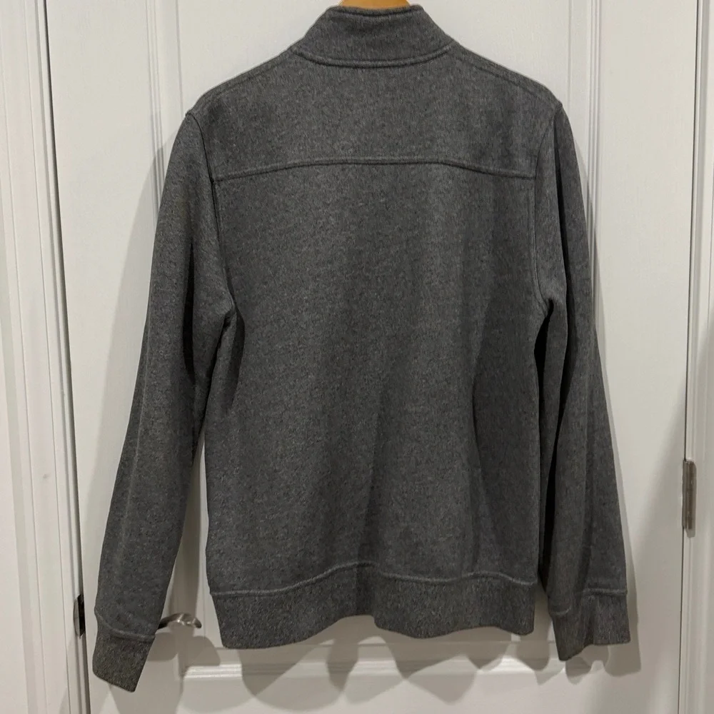 Banana Republic Charcoal Button-Up and full zip sweatshirt size large